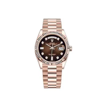 ROLEX Week type Calendar Collection Automatic Mechanical Movement Unisex Watch 36mm Coffee Watch Dial