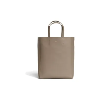 CELINE Grained Cow Leather Tote Bag Shopping Bag Shoulder Bag Crossbody Bag Handbag Women's Taupe