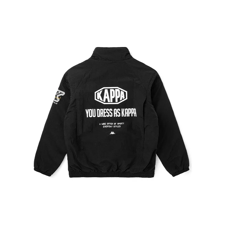 Kappa Letter Lapel Puffer Jacket Men's-1