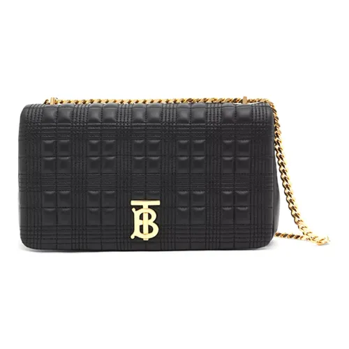 Burberry Lambskin Laura Bag Crossbody Bag Shoulder Bag Women's Black