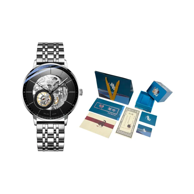 SOLLEN Automatic Mechanical Movement Watch Men's Watches Cut-Out Dial SL316-10