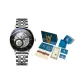 Silver Stud/Black Dial-Steel Band 316G-3