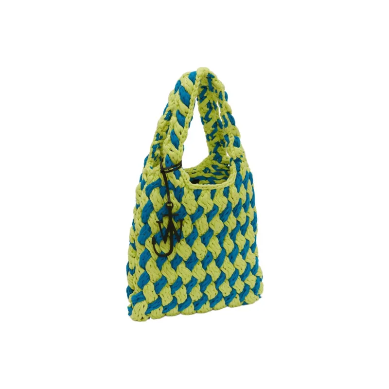 JW Anderson Cotton Tote Bag Shopping Bag Handbag Women's Green-1