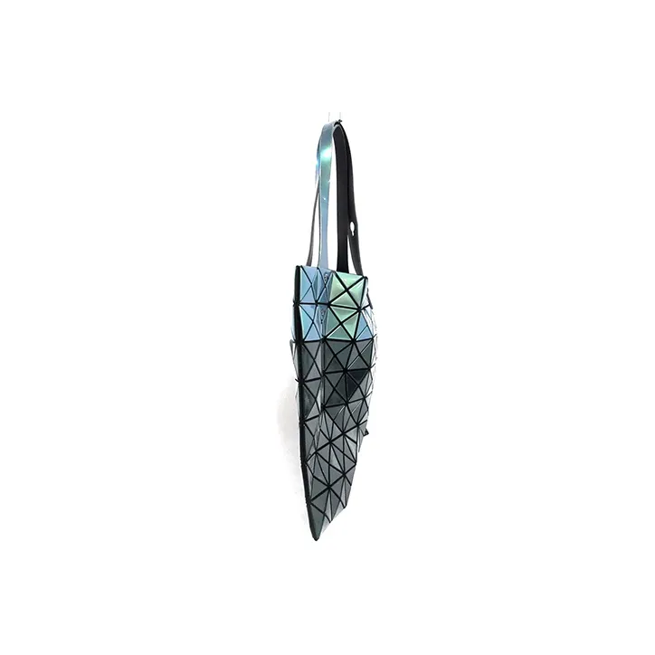 ISSEY MIYAKE Prism PVC Handbag Regular Women's Green Dark Green-1