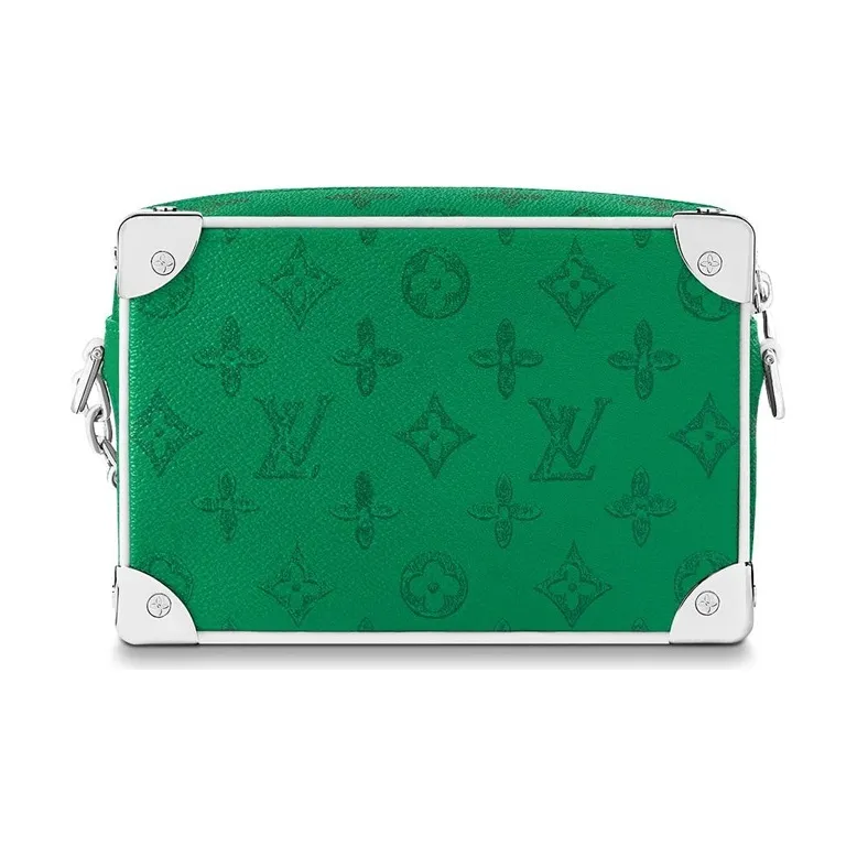 LOUIS VUITTON Mini Soft Trunk Monogram Green Crossbody Bag-2