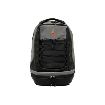 Jordan Polyurethane Backpack Regular Unisex Black Gray Color