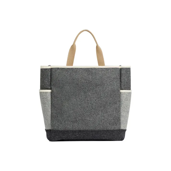 THOM BROWNE Shetland Garden Tote Bag-2