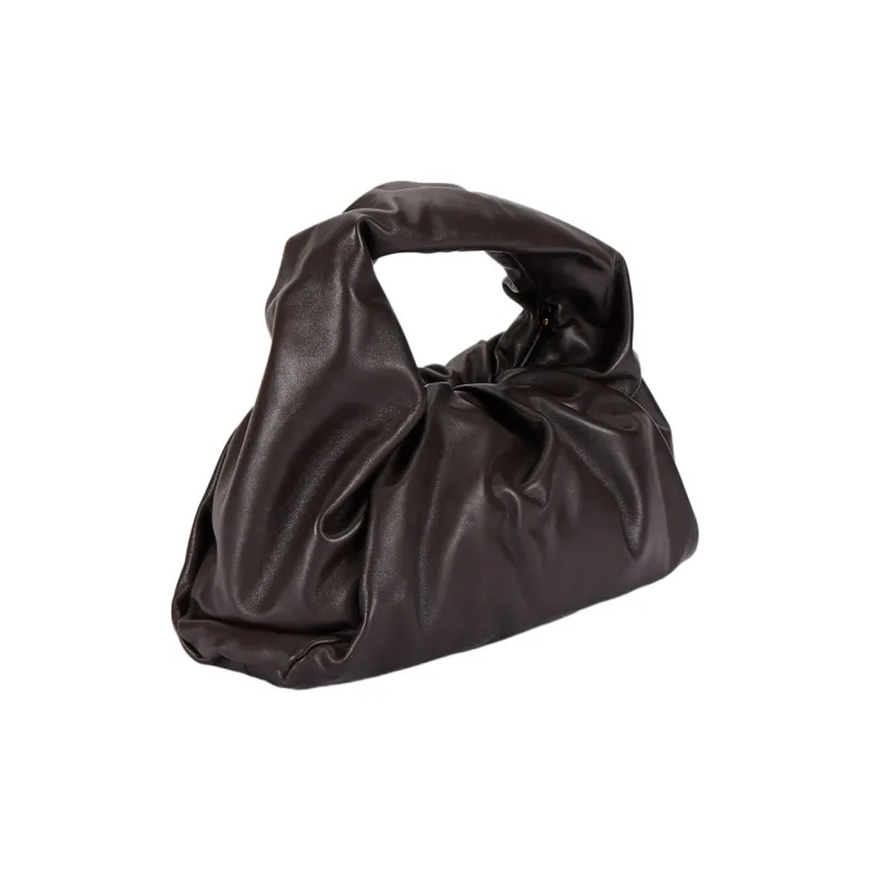 Bottega Veneta Calfskin Cloud Bag Handbag Regular Women's Brown-1