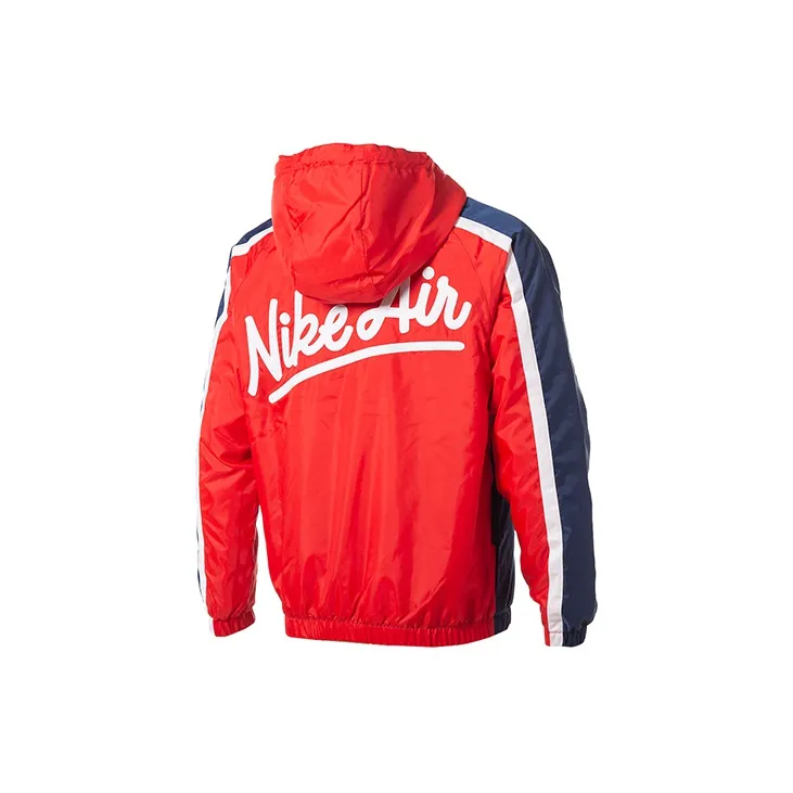 Nike Men's Sports Windproof Hooded Jacket Red-1