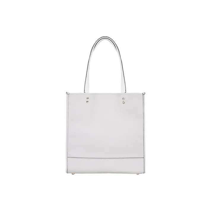 COACH Dempsey Canvas With Leather Tote Bag Shopping Bag Shoulder Bags Women's White-2