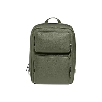 COACH Gotham Pebbled Leather With Refined Calfskin Backpack Large Size Men's Army Green