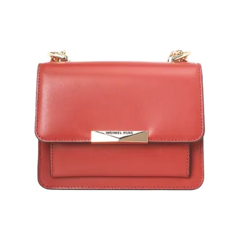 MICHAEL KORS MICHAEL KORS Handbag Collection Jade Leather Shoulder Bag Small Size Women's Orange Red