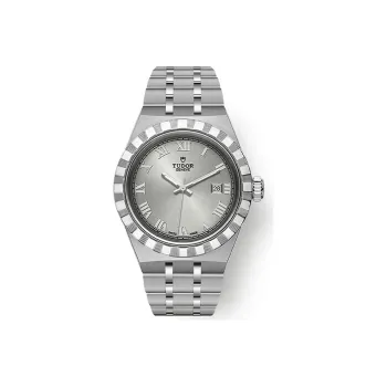TUDOR Royal Collection Automatic Mechanical Movement Women's Watch 28mm Gray Dial Steel Case Steel Strap M28300 0001