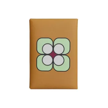 HERMES Calvi Duo Swift Calfskin Card Holder Women's Cookie White