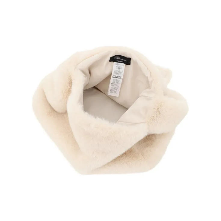 Blumarine Faux Fur Shoulder Bag Handbags Women's Beige-2
