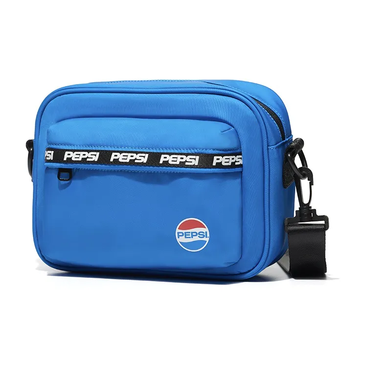 Pepsi Nylon Fabric Backpack Crossbody Bag Regular Unisex Pepsi Blue-1