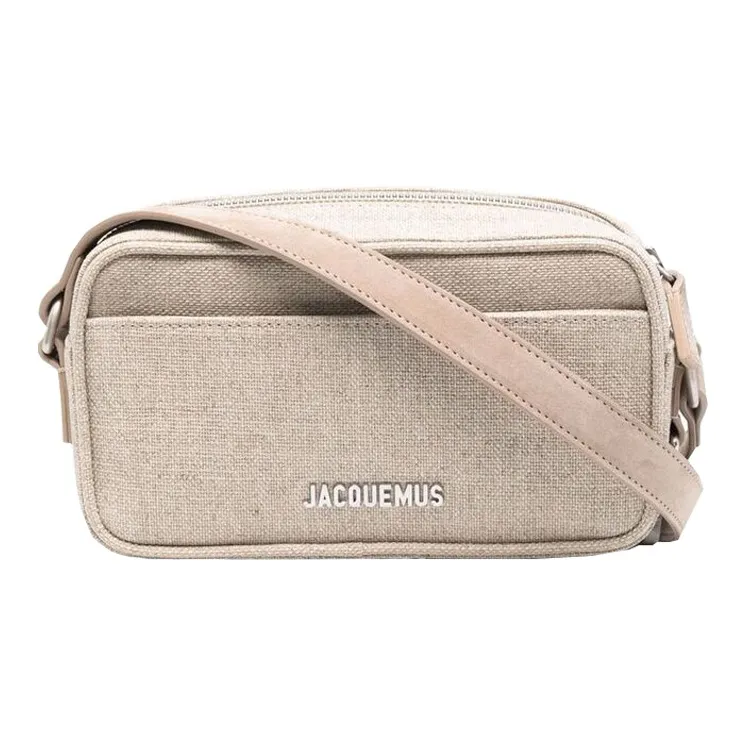 Jacquemus Fabric Crossbody Bag Shoulder Bag Women's Nude-0