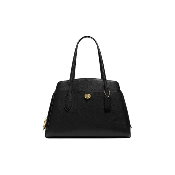 COACH Lora Leather Portable Crossbody Bag Small Size Women's Black