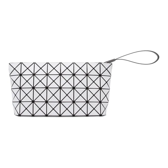 ISSEY MIYAKE Prism PVC Clutch Women's White-1