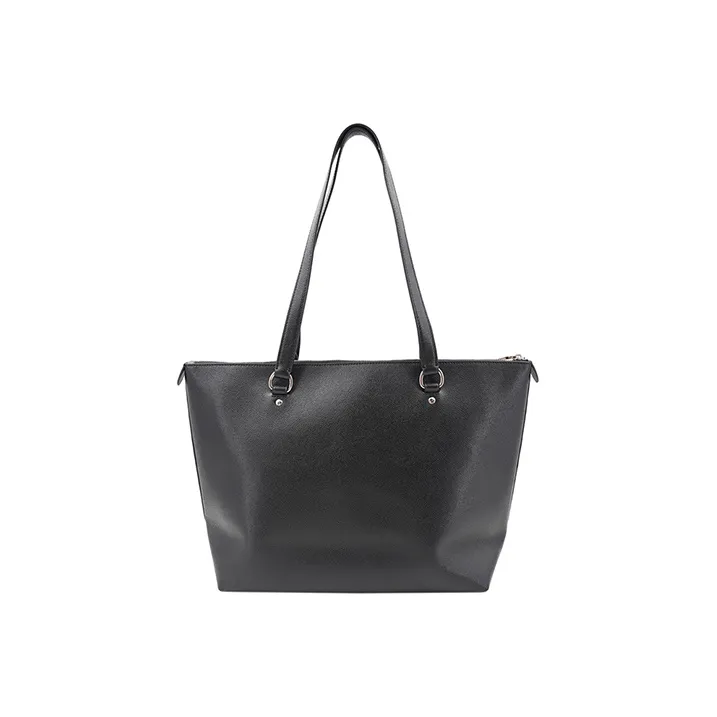 COACH Gallery Leather Tote Bag, Shopping Bag, Handbag, Shoulder Bag Women's Black-2