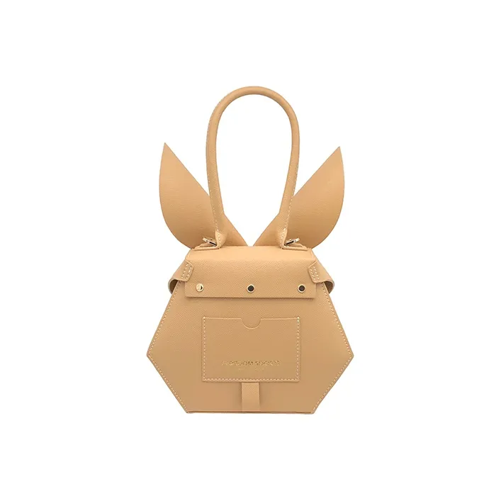 BEDROOM SOCIETE BEDRU M SCSJETE Cow Leather Shoulder Bag, Crossbody Bag, Handbag Regular Unisex Light Brown-2
