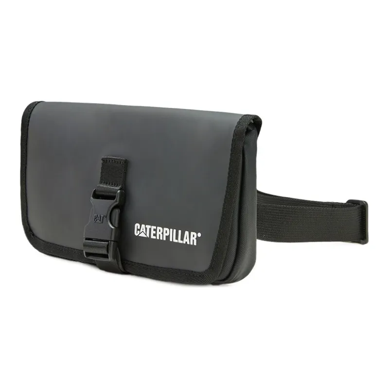 CAT Polyurethane Fanny Pack Regular Unisex Black-1