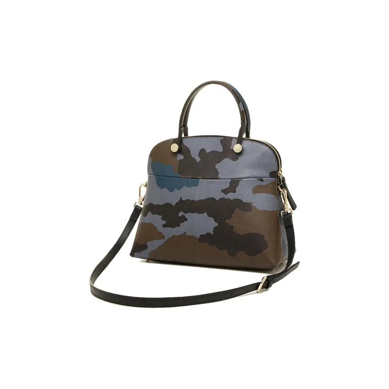 Furla Piper Collection Cow Leather Shoulder Bag, Handbag Women's Camouflage-1