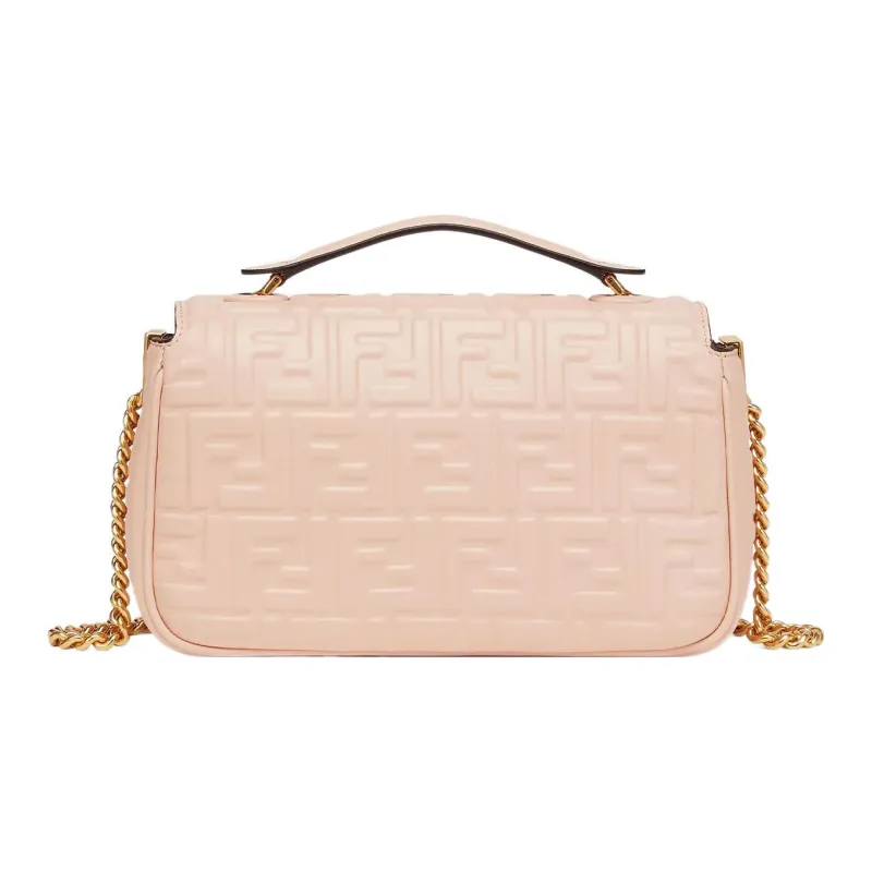 FENDI FF Baguette Motif Chained Shoulder Bag-2