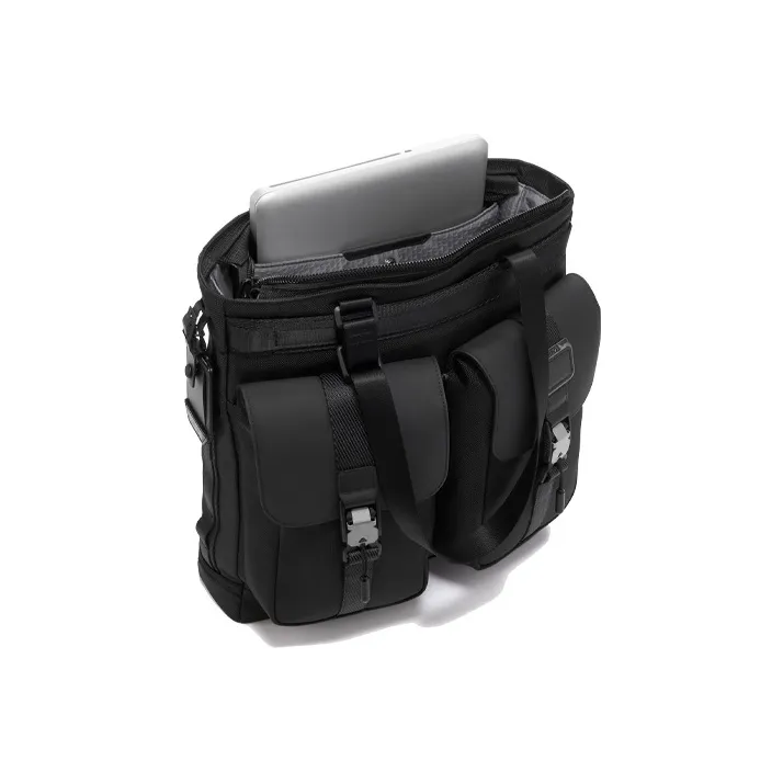 TUMI Alpha Bravo Nylon Handbag, Shoulder Bag Men's Black-3