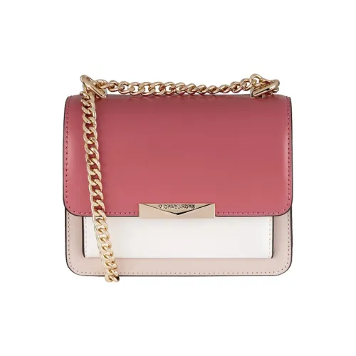 MICHAEL KORS Jade Leather Crossbody Bag, Shoulder Bag Small Size Women's Rose Pink