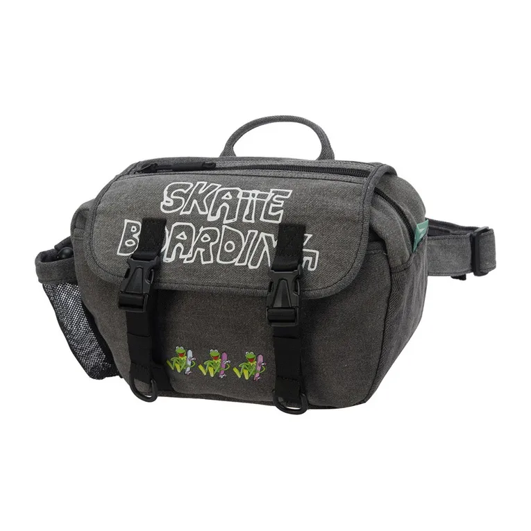 LiNing Disney Collaboration Muppet Comet Products Fabric Crossbody Bags Fanny Pack Regular Unisex Black-0