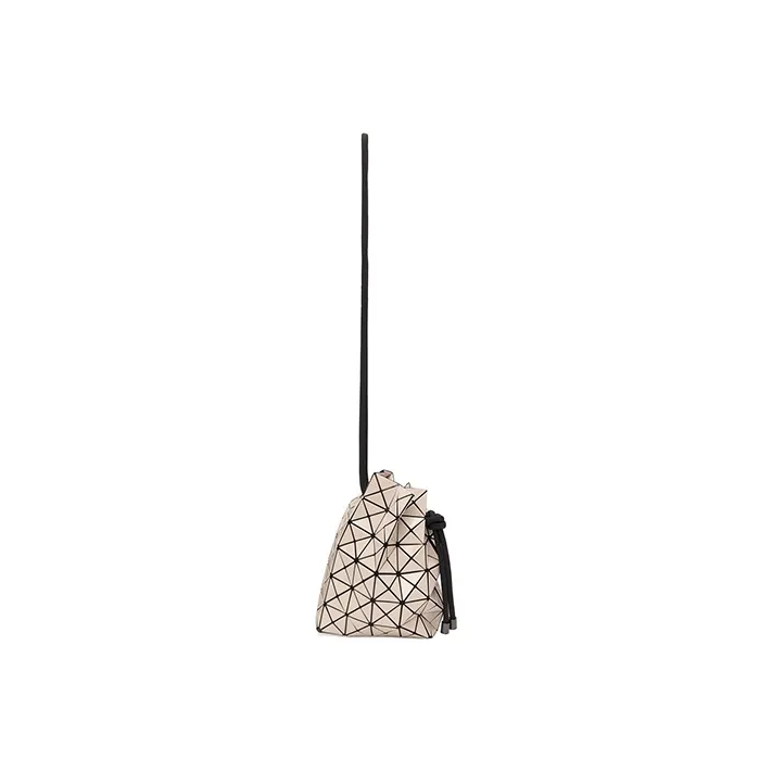 ISSEY MIYAKE Prism Polyester Bucket Bag, Shoulder Bag, Crossbody Bag Women's Beige-2