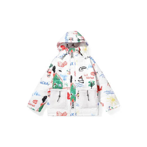 GENANX Puffer Jackets Unisex White