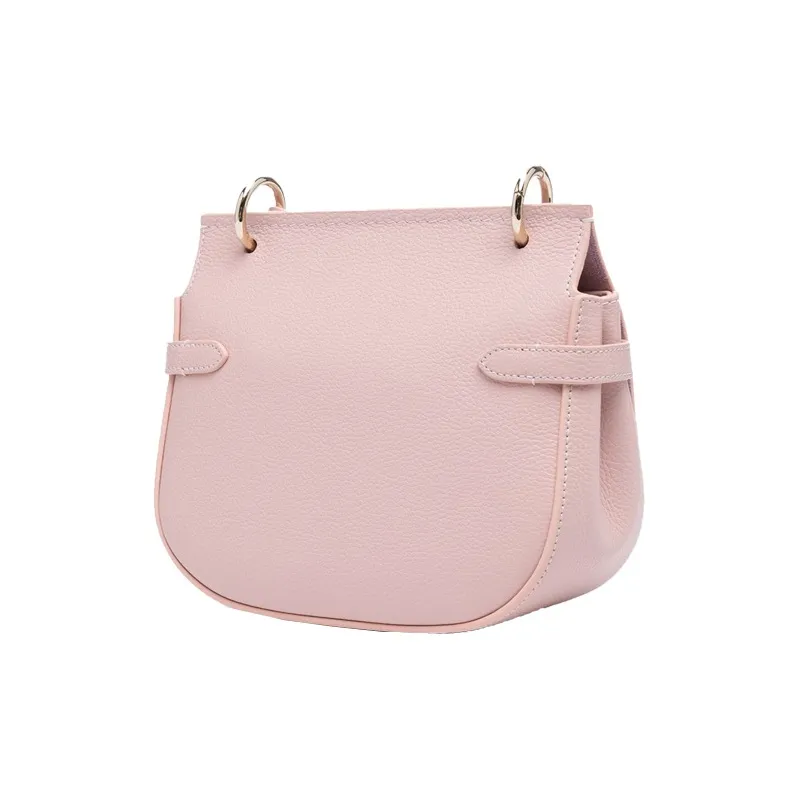 Mulberry Leather Crossbody Bag Shoulder Bag Women's Pink-1