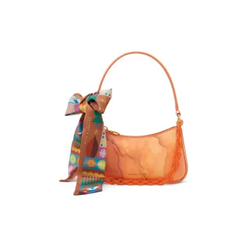 CHARLES&KEITH Fabric Small Square Bag Shoulder Bag Small Size Women's Multicolor