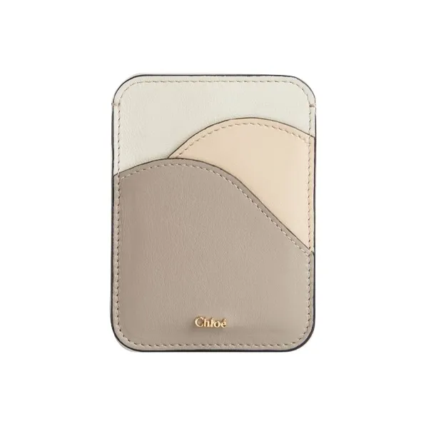 Chloe Chloé Bags Cow Leather Card Holder Women's Beige-0