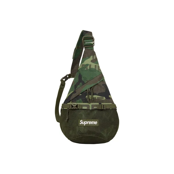 Supreme Recycled Nylon Fabric Shoulder Bag, Crossbody Bag Regular Unisex Multicolor-6
