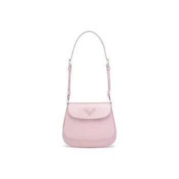 PRADA Shiny Leather Crossbody Bag Shoulder Bag Mini Women's Snow Pink