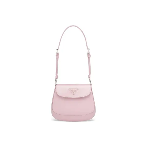 PRADA Shiny Leather Crossbody Bag Shoulder Bag Mini Women's Snow Pink