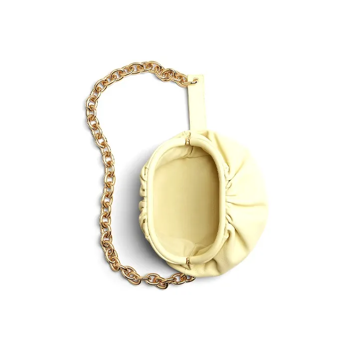 Bottega Veneta Cow Leather Fanny Pack Women's Ice Cream-5