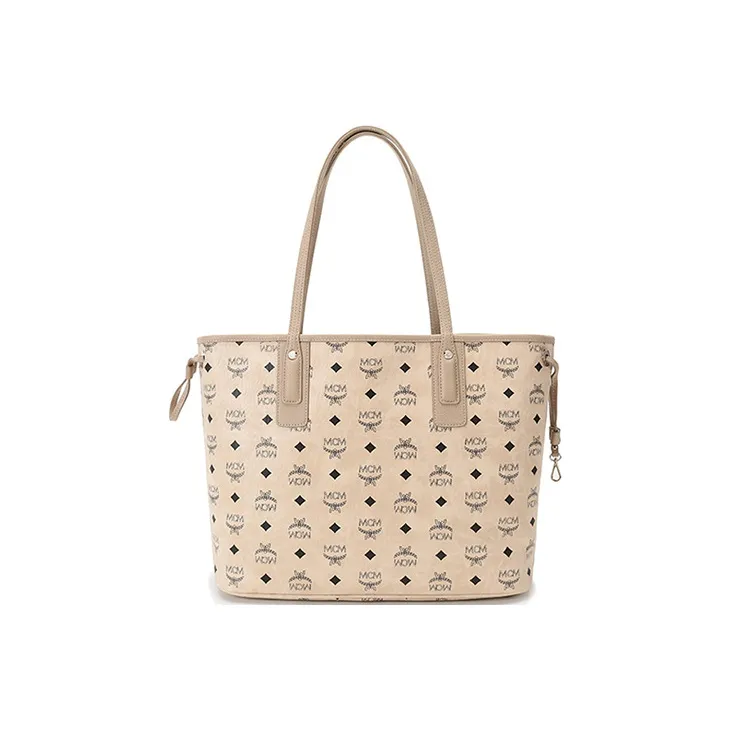 MCM Liz Visetos Artificial Leather Combo Bag, Tote Bag, Shopping Bag, Shoulder Bag Medium Size Women's-4
