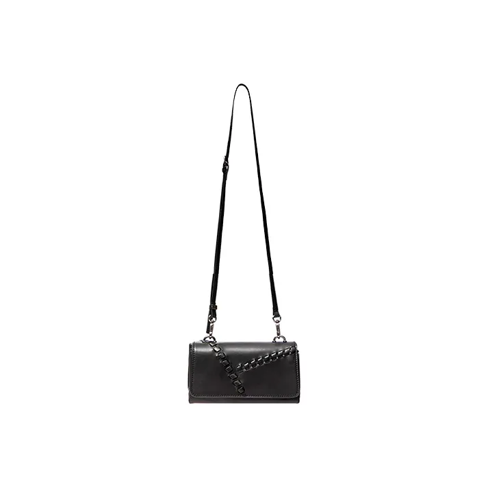 Julychagall Cow Leather Shoulder Bag One Shoulder Handbag Crossbody Bag Regular Women's Black-5