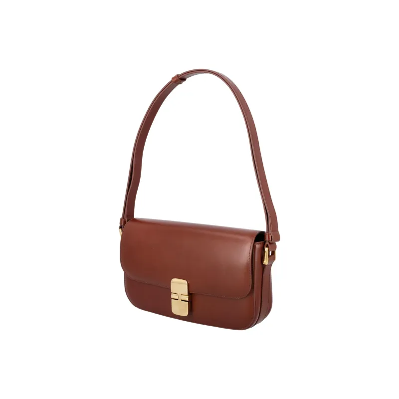 A.P.C Grace Foldover Top Shoulder Bag-2
