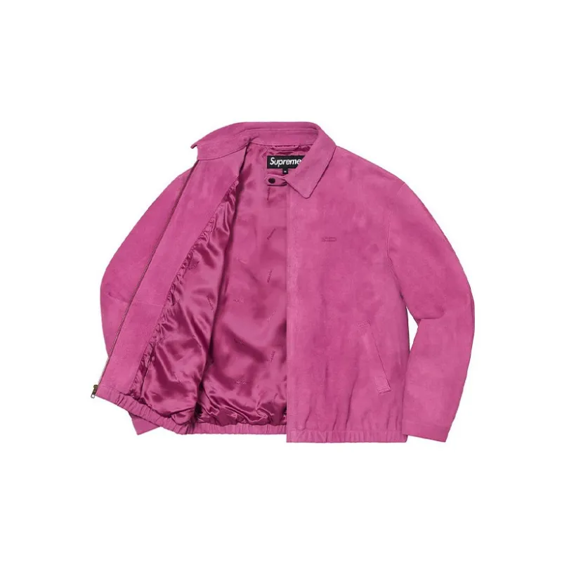 Supreme Suede Harrington Jacket-5