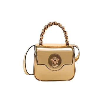 FANSIZHE VERSACE Leather Crossbody Bags Shoulder Bags Handbags Women's Gold