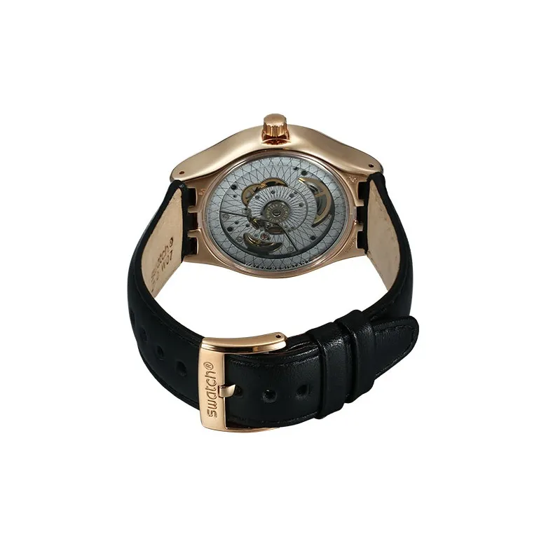 SWATCH Unisex Black Watch YIG400-4
