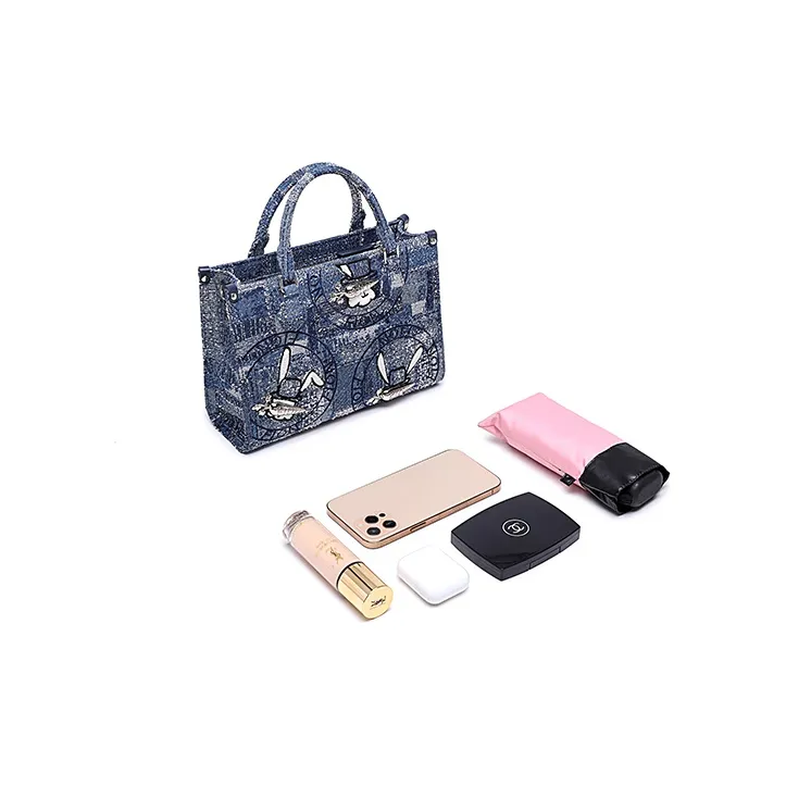 FION Handbags Dark Blue-3