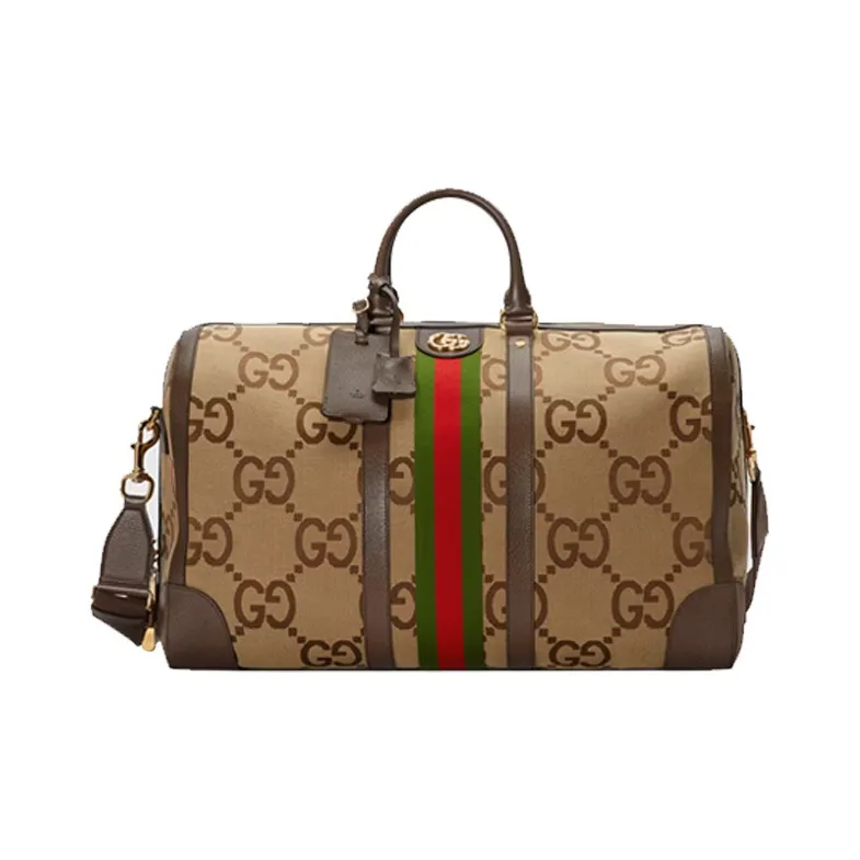 GUCCI Ophidia Canvas Patchwork Leather Travel Bags Shoulder Bag Crossbody Bag Handbag Unisex Ebony/Brown-0