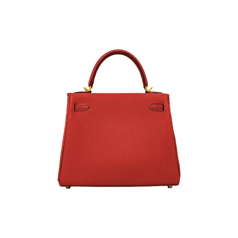 HERMES Kelly Togo Calfskin Kelly Bag Handbags Women's National Flag Red-1