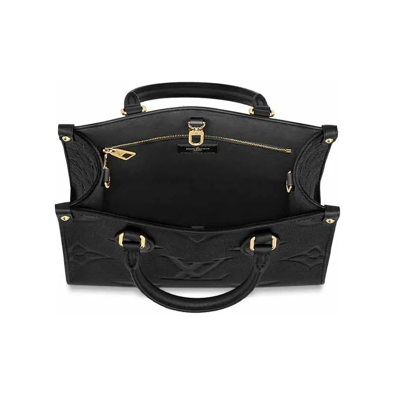 LOUIS VUITTON Onthego Empreinte Pm Black-4